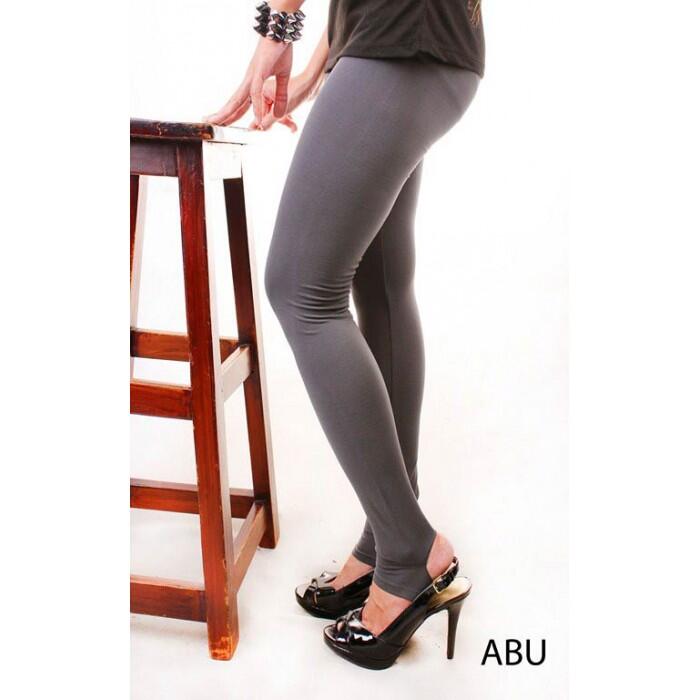 Legging Polos Injak Kaki - Nylon Spandek Stretch-