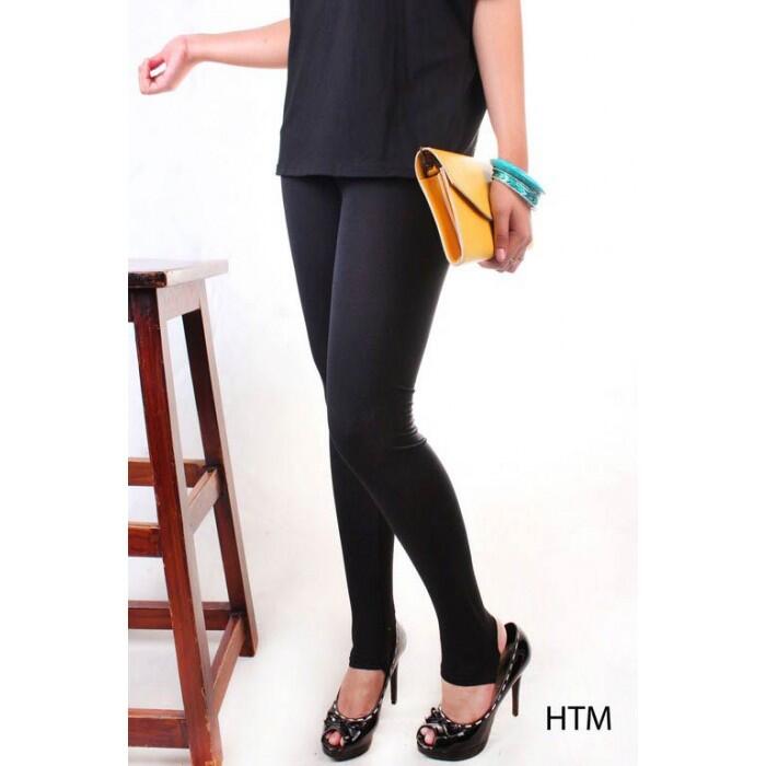 Legging Polos Injak Kaki - Nylon Spandek Stretch-