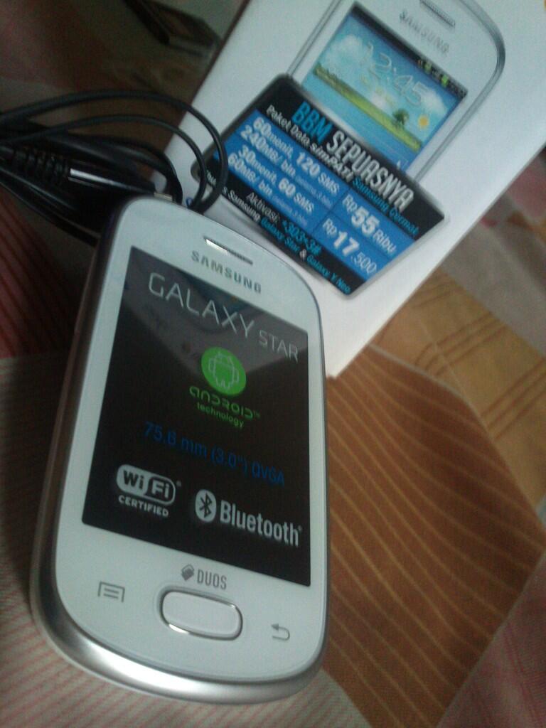 Samsung Galaxy Star Fullset bisa bbman