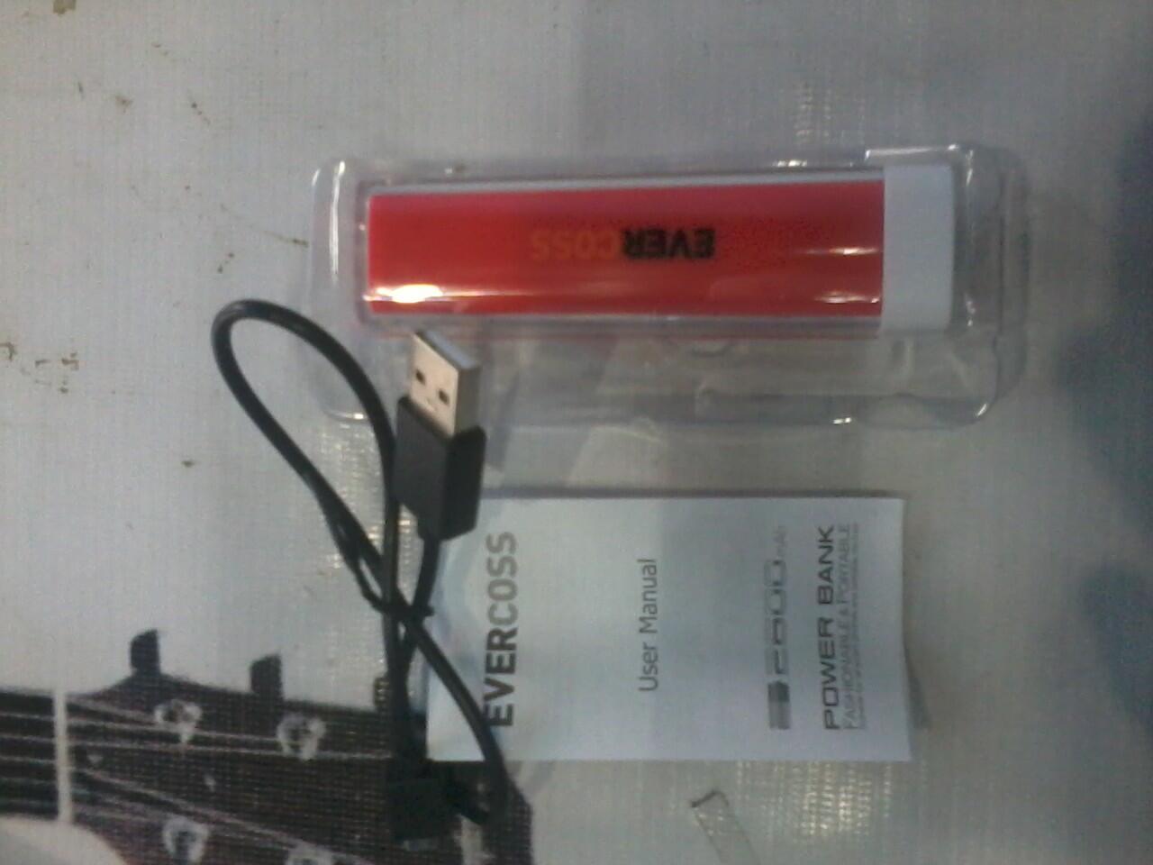 Powerbank Evercoss 2600 mAh