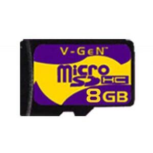 MICRO SD MERK V-GEN, KAPASITAS 4 DAN 8GIGA, BARU, BERGARANSI