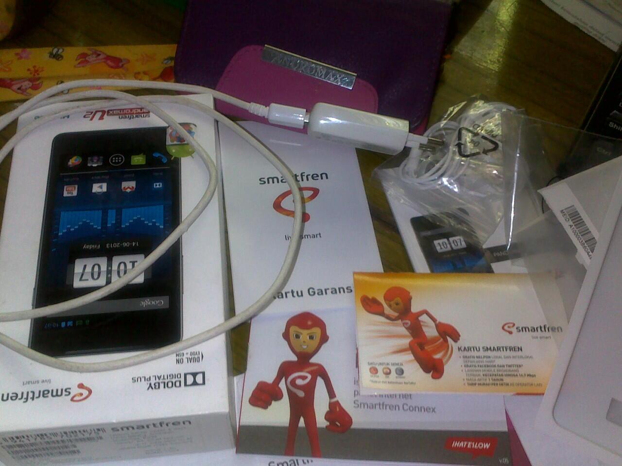 Andromax u2 Putih kond 98%