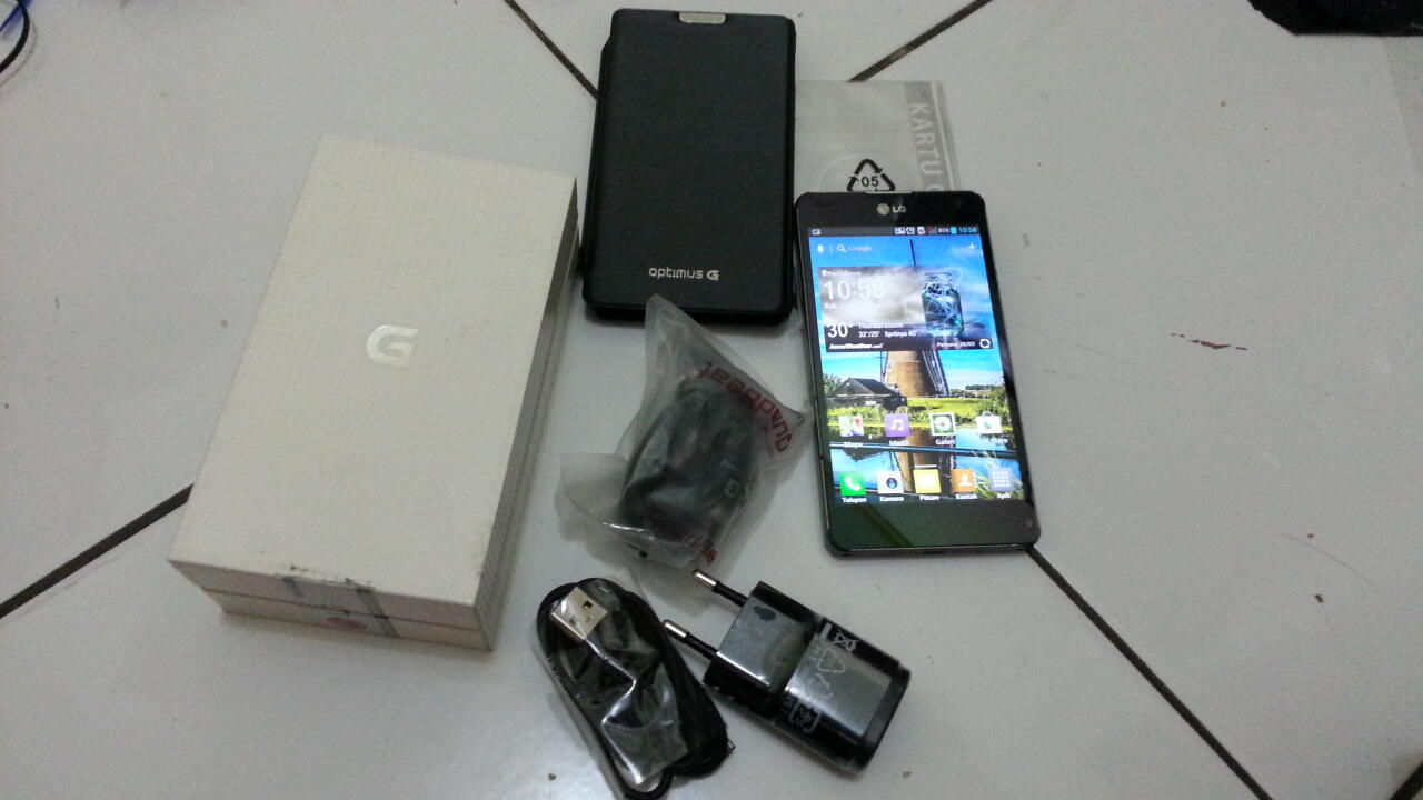 LG OPTIMUS G, QUAD CORE, KAMERA 13MP, RAM 2GB, FULLSET, GARANSI SAMPAI AGUSTUS