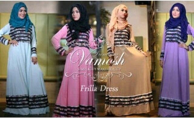 Terjual HIBASHOP  BAJU VAMOSH #gamis #kasmir #sassy # 