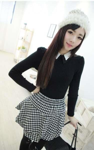 Black Blouse Collar Import (blus kerah impor) Rp 84.000