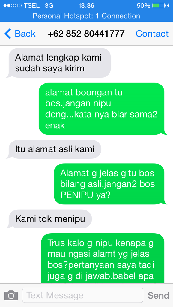 asyik nya ngerjain PENIPU