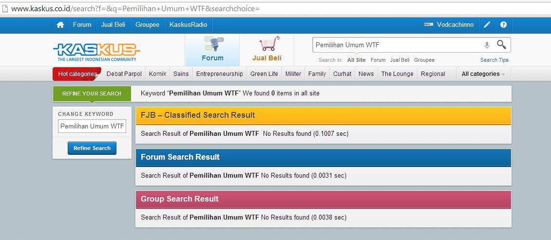 Pemilihan Umum WTF !