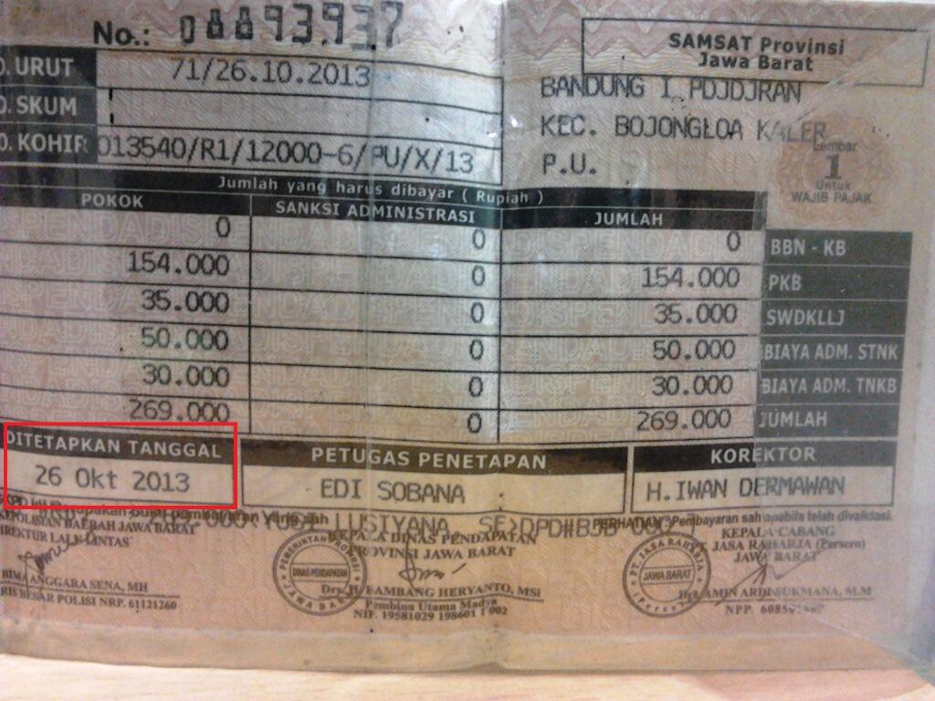 Plat Nomer Motor Model Baru Di Bandung