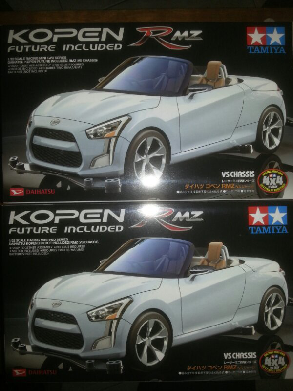 Jual Tamiya Mini 4WD Daihatsu Copen RMZ (VS Chassis)