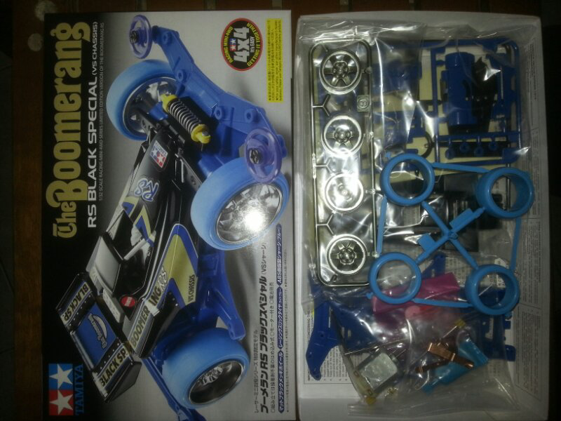 Jual Tamiya Mini 4WD Boomerang RS Black Special (VS Chassis)