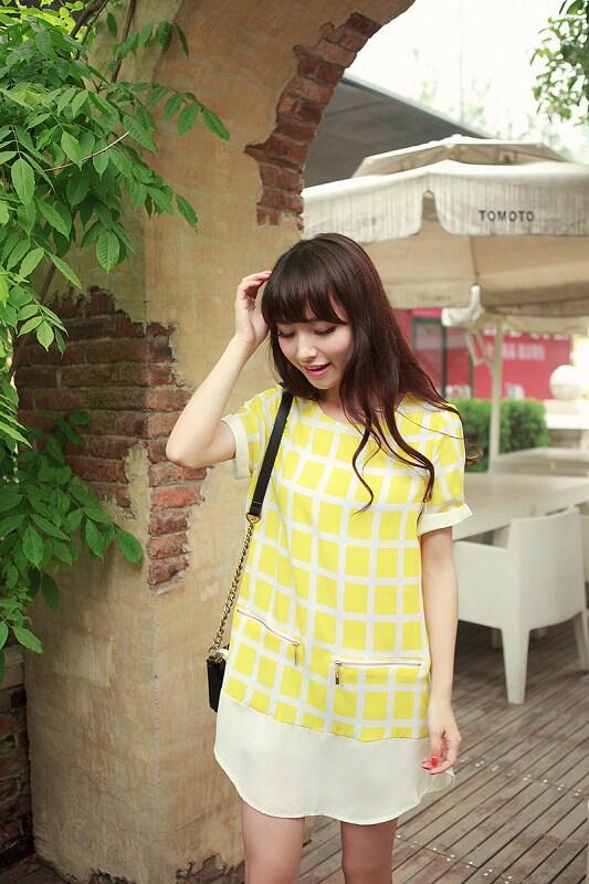 Yellow Blouse Import Bahan Rayon Rp 113.000