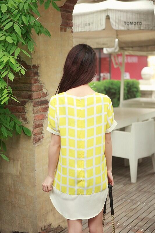 Yellow Blouse Import Bahan Rayon Rp 113.000
