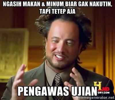 Hal Yang Dilakukan Pada Saat Ujian