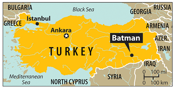 Ternyata ada kota Batman di Turki