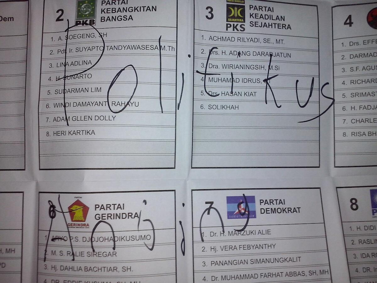 Yang ane lakukan untuk pemilu 2014