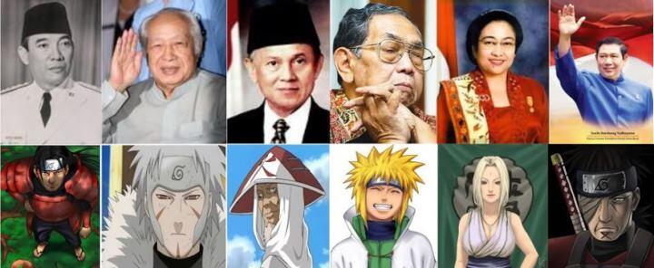 Presiden indonesia dan hokage beda tipis