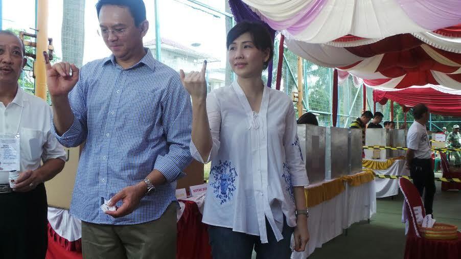 Usai Nyoblos, Ahok: Saya Nggak Tahu Istri Milih Apa, Siapa Tahu PDIP