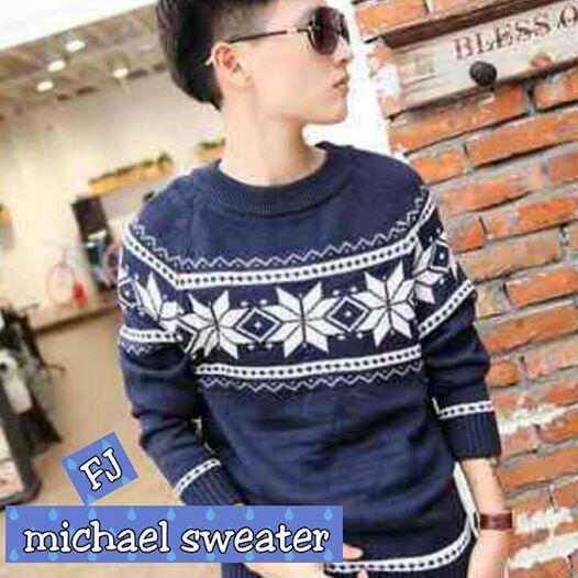 Jaket fleece dan sweater rajut korea cowok 65&80rb murah!