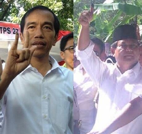 &#91;Panasbung 2D Celupin Tangannya Semua&#93; Jokowi Celup Kelingking, Prabowo Celup Jempol