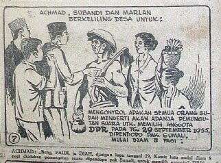 Komik strip PKI Pemilu 1955