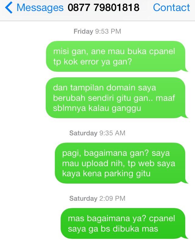 Surat Terbuka untuk cs.pusatdomain (Penipu jasa domain dan hosting TLD &amp; gTLD)