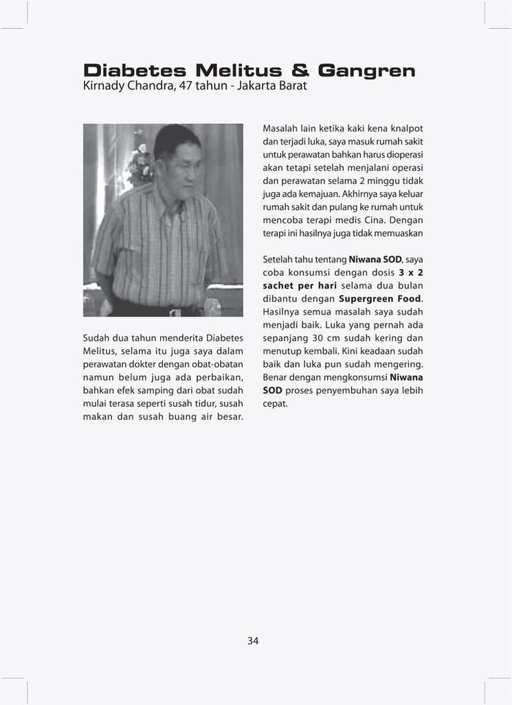 Nirwana SOD Menyembuhkan Berbagai Penyakit