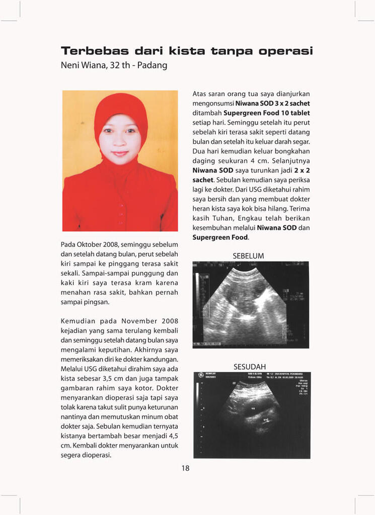 Nirwana SOD Menyembuhkan Berbagai Penyakit