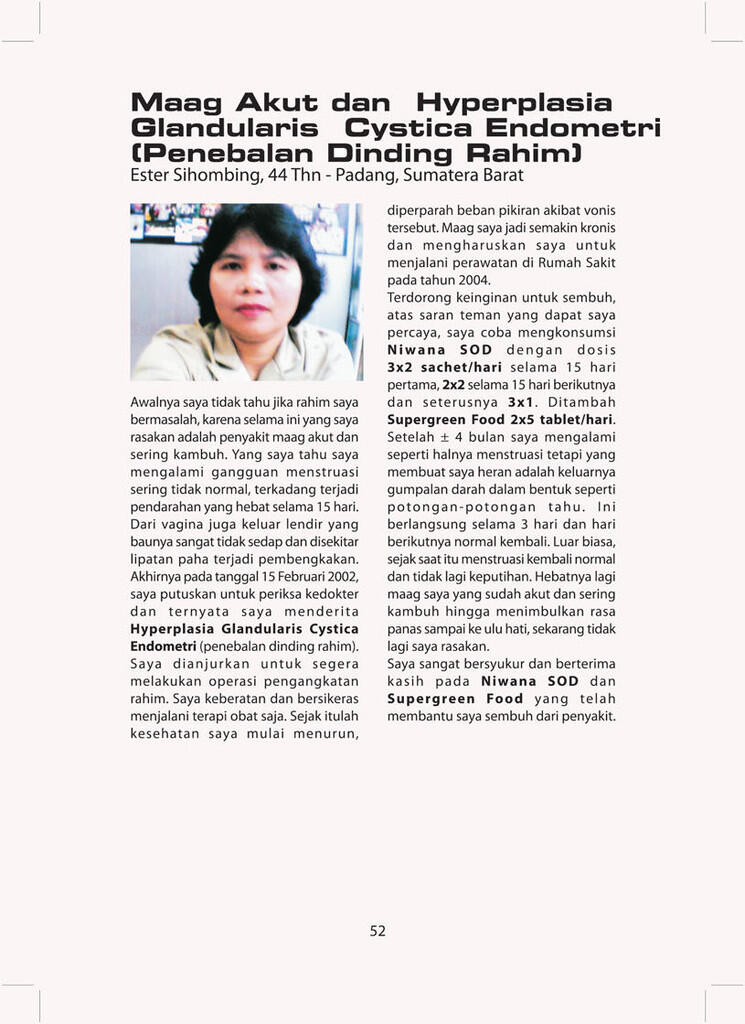 Nirwana SOD Menyembuhkan Berbagai Penyakit
