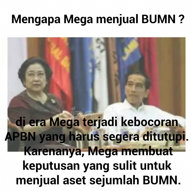 Mengapa Mega menjual BUMN ?