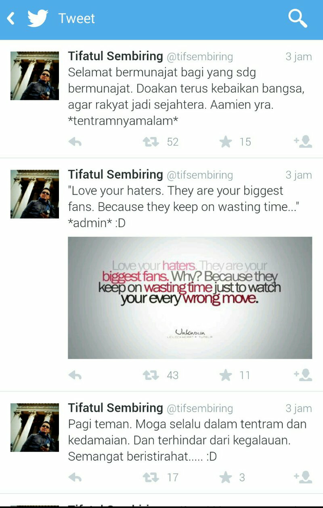 (Lagi) Tifatul Sembiring BerTingkah di twitter (exit poll)... !!!!