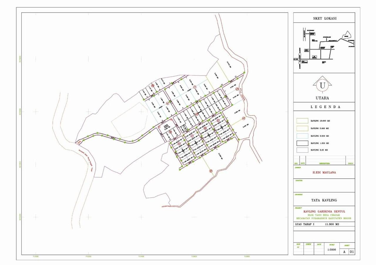 DIJUAL SANGAT MURAH TANAH KAVLING SIAP BANGUN DI JALUR PUNCAK 2 ,SENTUL