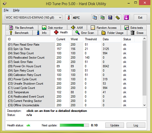 WDC 160GB SATA2 Masih Garansi