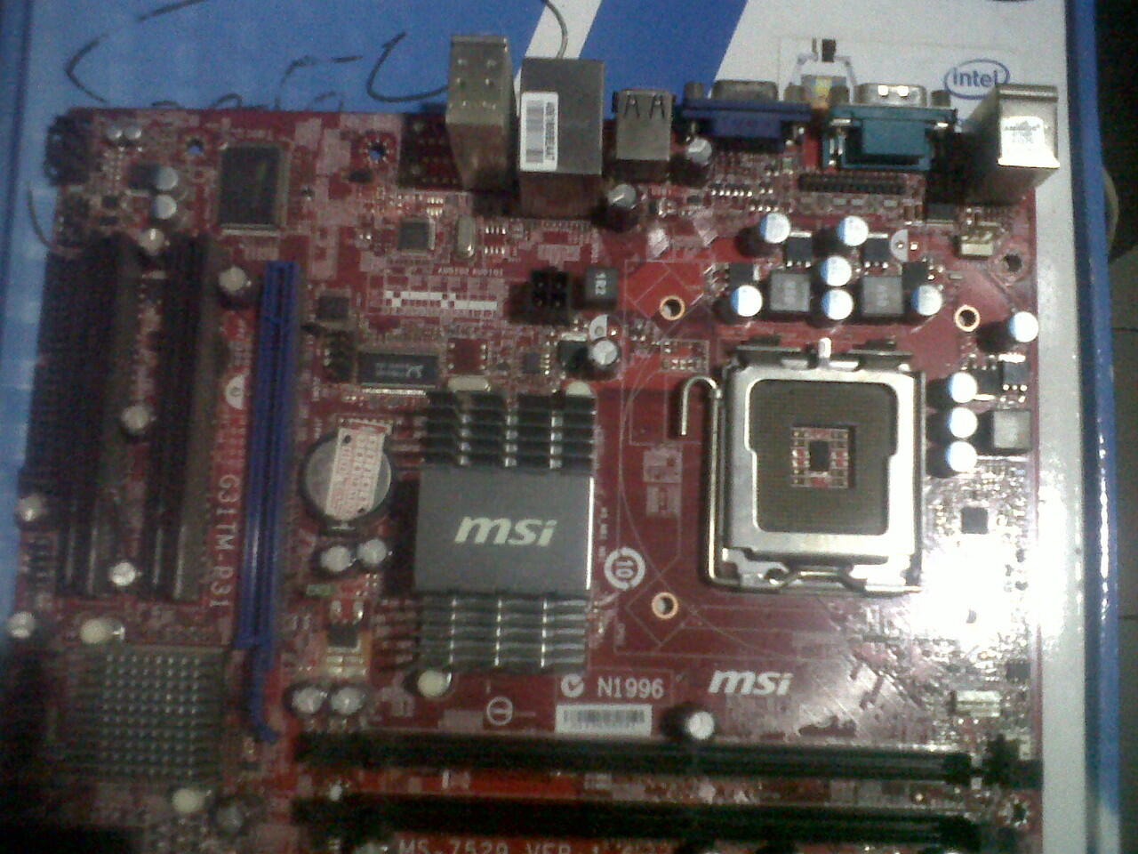 WTS MOTHERBOARD MSI G31TM-P31