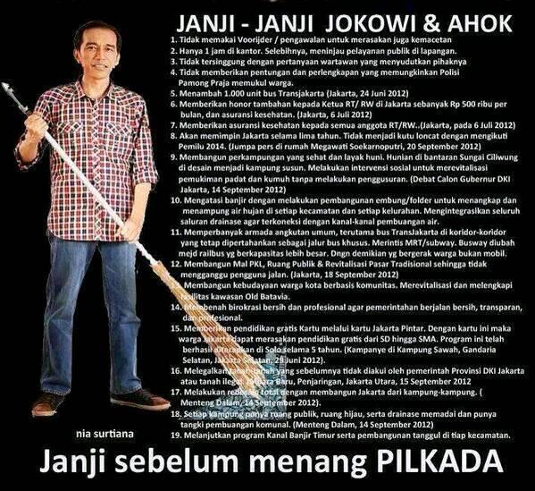 YANG MILIH JOKOWI #Pikir ulang sebelum menyesal