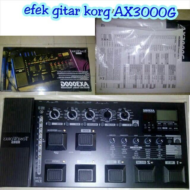 Jual efek gitar korg AX-3000G harga terjangkau, masuk gan