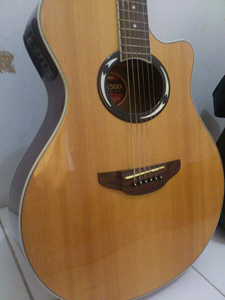 Terjual [Jual Santai] Gitar Yamaha APX500 Original Bandung 