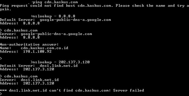 DNS bermasalah lagi