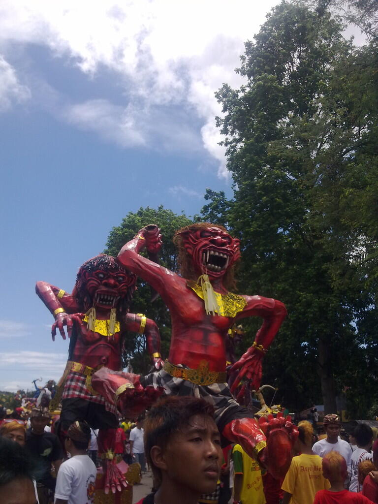 Foto ogoh-ogoh (kerennn bgt gan)