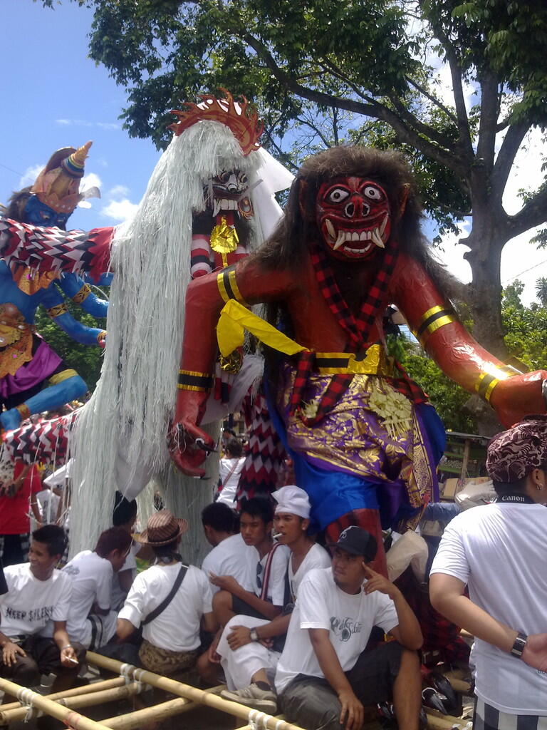 Foto ogoh-ogoh (kerennn bgt gan)