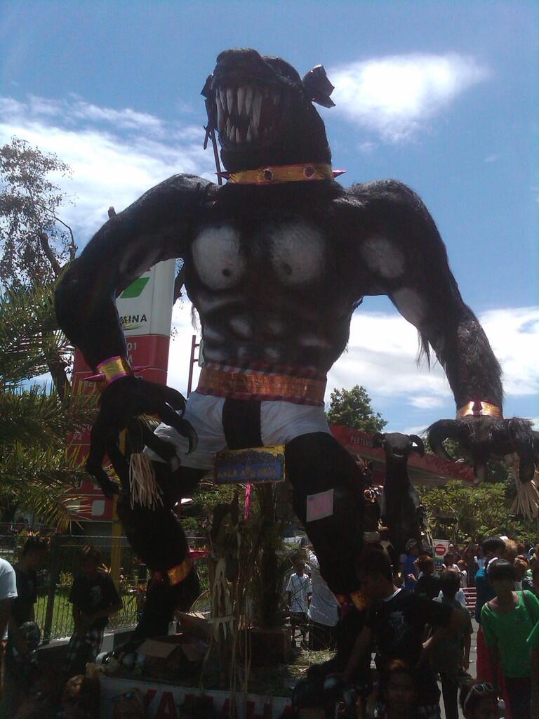 Foto ogoh-ogoh (kerennn bgt gan)