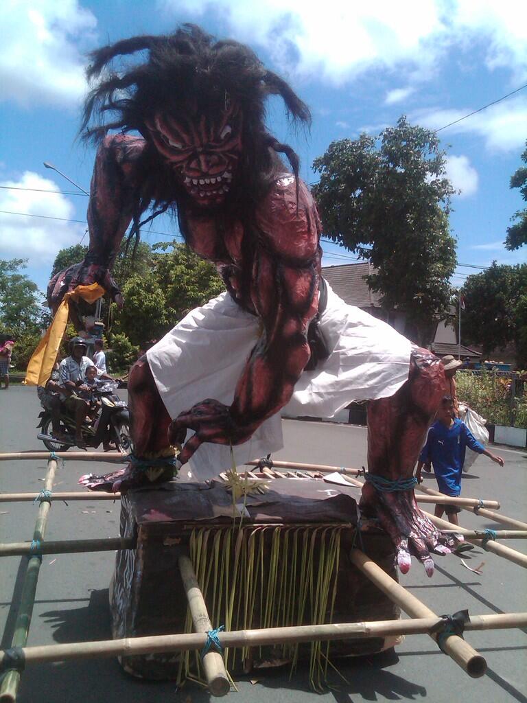 Foto ogoh-ogoh (kerennn bgt gan)