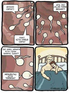 sperma nyasar (part 2)