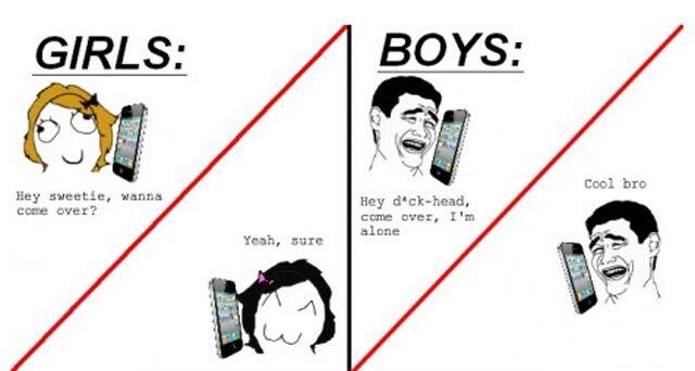 man vs woman