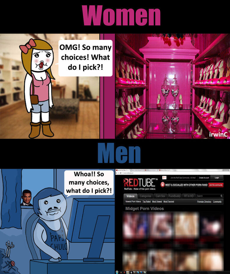 man vs woman