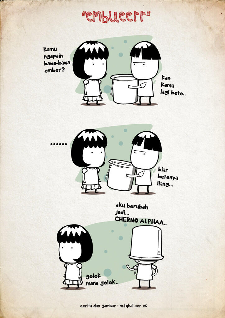 Komiknya Iqbal ( Komik Abstrak Dengan Rasa Jagung Bakar )