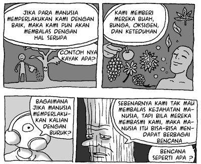 &#91;KOMIK HARI BUMI&#93; Palapanci Bersama Pohon