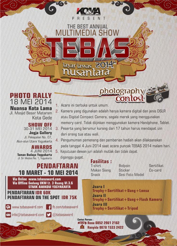 Ikut Yuk Digital Competition ( Desain Kompetisi ) - TEBAS 2014 | AMIKOM Yogyakarta