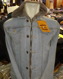 Terjual Jual Jaket  Jeans Hoodie kupluk  Levis  PSD rebel 