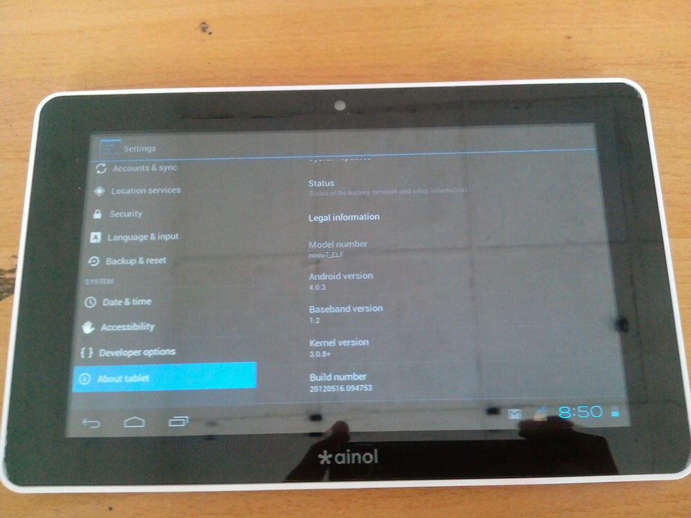 Tablet AINOL NOVO 7 ELF