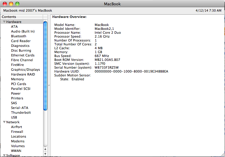 (JUAL)MacBook White mulus